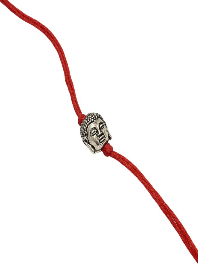 RDK SON'S Pack of 2 Peaceful Buddha Face Rakhis for Kids - Designer Raksha Bandhan Rakhi Set for Little Brothers & Sisters | Spiritual Gift for Boys & Girls - Image 1