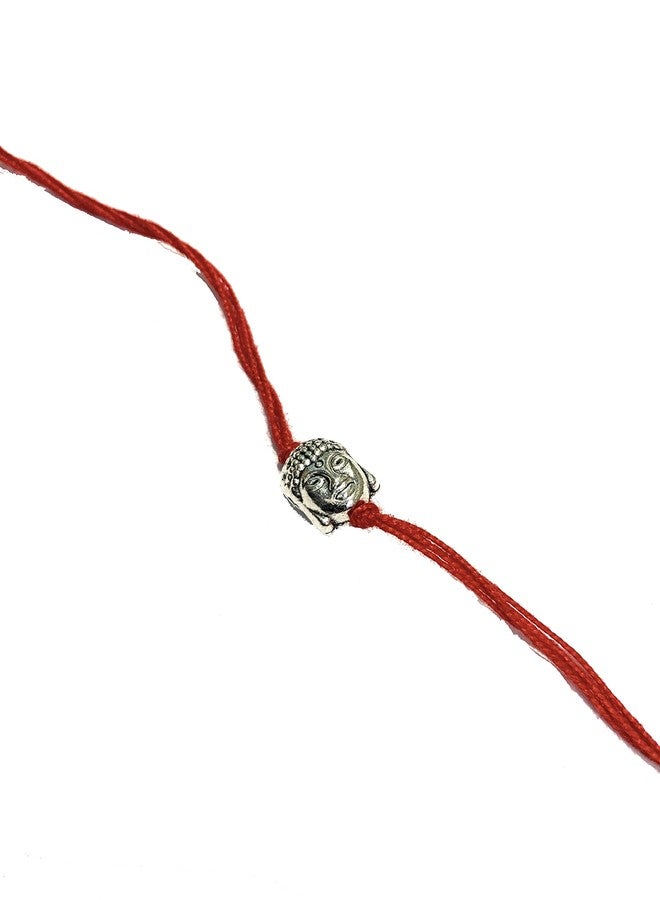 RDK SON'S Pack of 2 Peaceful Buddha Face Rakhis for Kids - Designer Raksha Bandhan Rakhi Set for Little Brothers & Sisters | Spiritual Gift for Boys & Girls - Image 4