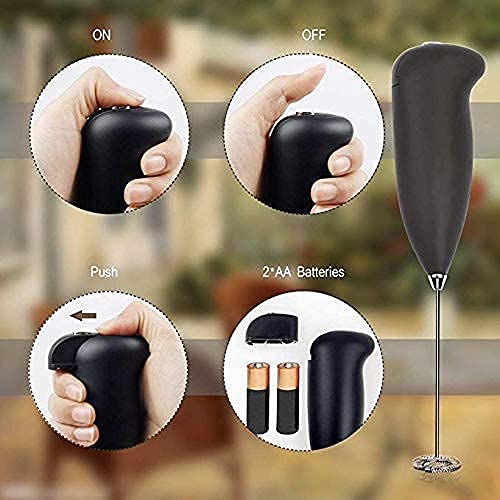 Vardan Enterprise Vardan Enterprise Milk Frother Electric Foam Maker Coffee Beater Mixer Froth Whisker Latte Maker for MilkCoffeeEggCafe LatteEspressoCappuccinoLassiSalad Use 15 AMPS Cell  - Image 3