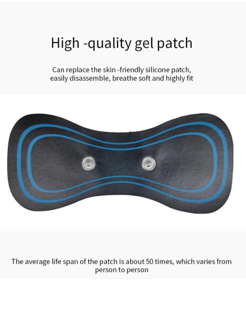 إسكدنيا جهاز تدليك كهربائي قابل لإعادة الشحن EMSQ1 EMS، جهاز تدليك كهربائي قابل لإعادة الشحن، معجون تدليك محمول صغير الحجم، للعناية الصحية، العناية الشخصية، آلام الرقبة والظهر، لون أسود - Image 5