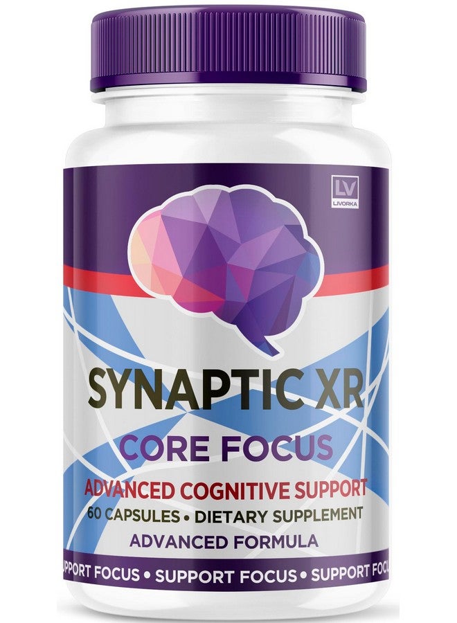 Synaptic XR Capsules, SynapticXR, Synaptic XR Core Focus, Synaptic XR Brain Caps, Synaptic XR, Brain Synaptic XR, Synaptic XR Advanced Formula 60 Capsules for 1 Month