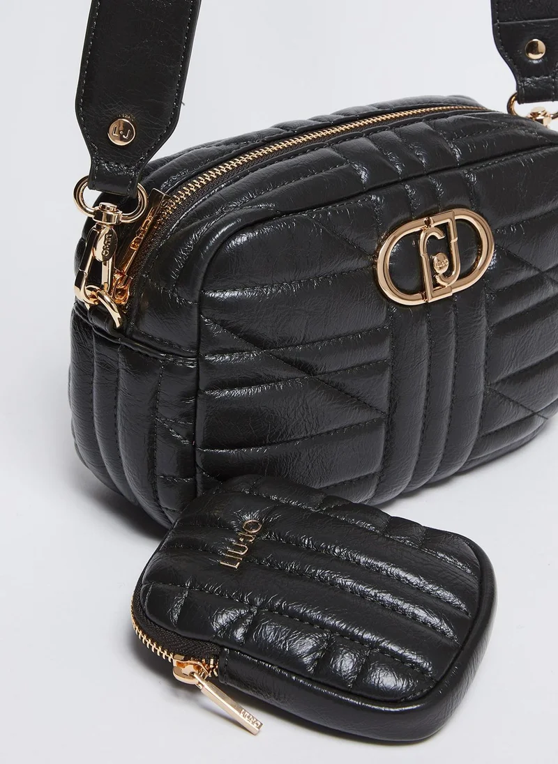 Liu Jo Green quilted crossbody bag