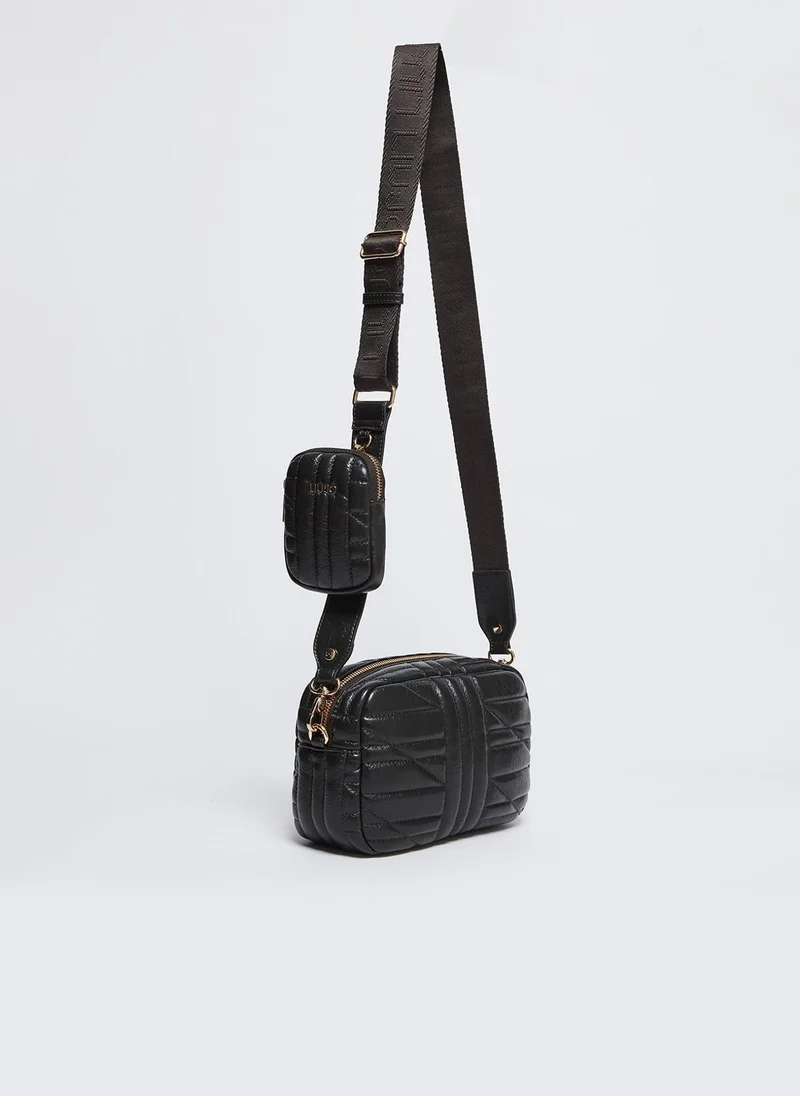 Liu Jo Green quilted crossbody bag
