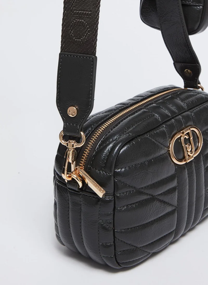 Liu Jo Green quilted crossbody bag