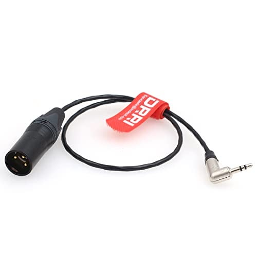 DRRI Tentacle SYNC 35mm TRS Jack to XLR 3pin Male Time Code Cable for Canon C100 Sony EX1 FS100 FS700 FS5 FS7 - Image 1