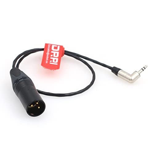 DRRI Tentacle SYNC 35mm TRS Jack to XLR 3pin Male Time Code Cable for Canon C100 Sony EX1 FS100 FS700 FS5 FS7 - Image 3