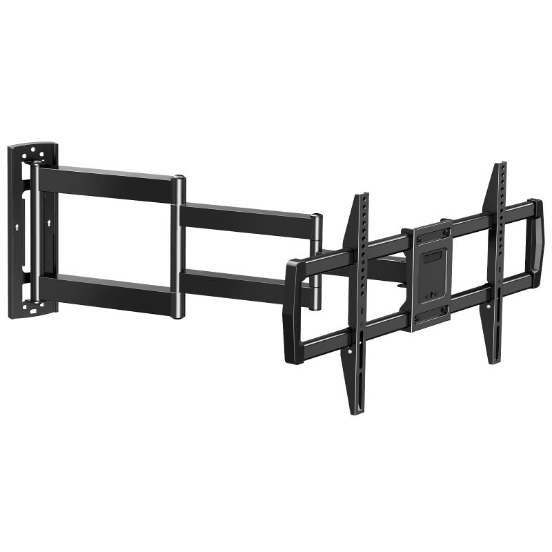 MOUNTUP Full Motion TV Wall Mount with 30â€ Extension & Tilt & Swivel for Most 42-75 Inch TVs, Long Arm TV Mount Corner Bracket Articulating Arm Mount, Max VESA 600x400mm and Up to 99 lbs, MU0057-L - Image 1