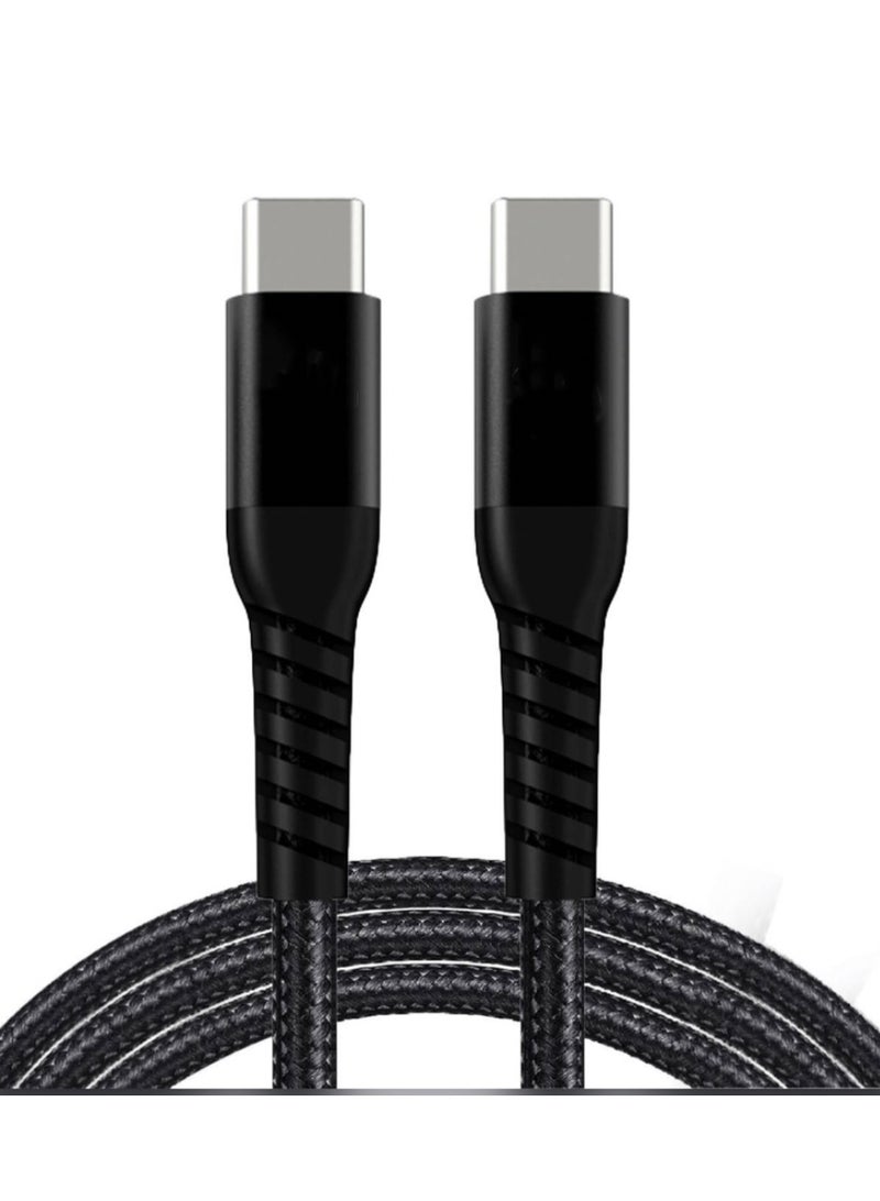 1m Fabric Type-C Charging Cable with Ultra-High Charging Speed