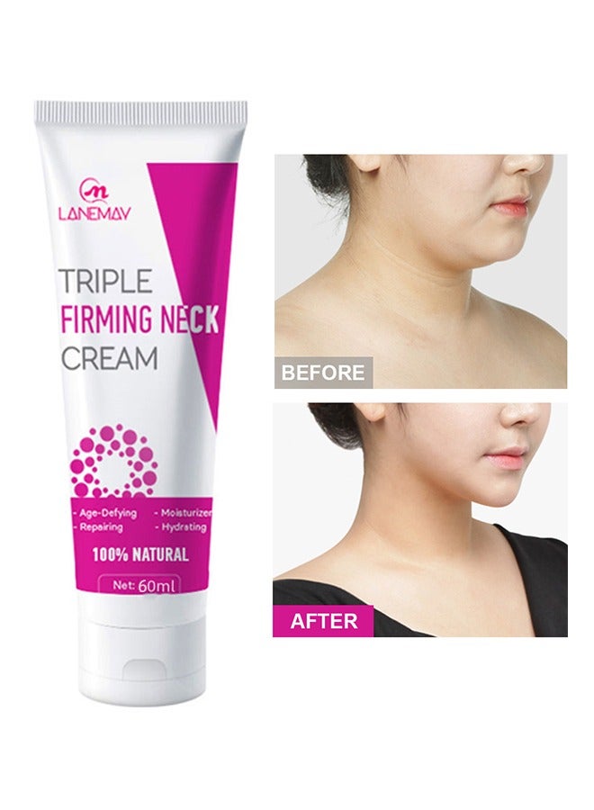 LANEMAY Triple Firming Neck Cream-Firming and Moisturizing Brighten Skin Neck Massage,Reshape Swan Neck - Image 1