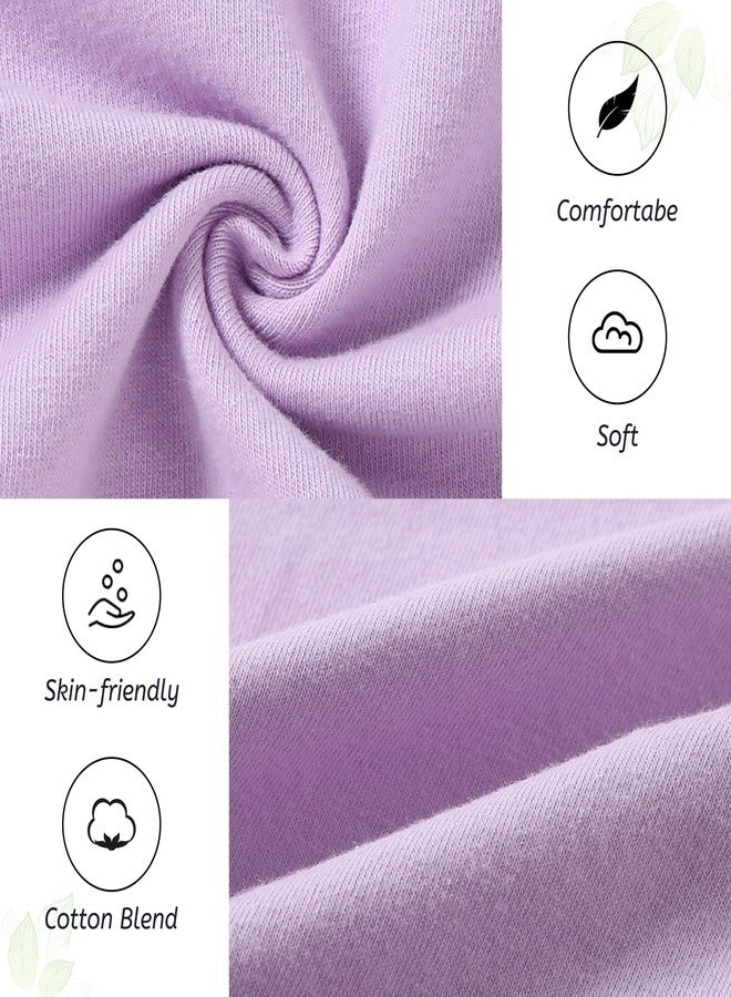 YALLET Toddler Clothes for Girls 2PCS Fall Winter Outfits Toddler Girl Clothes Sweatshirts+ Pants Set Baby Sweatsuit Clothing(Purple, 4-5T) - Image 2