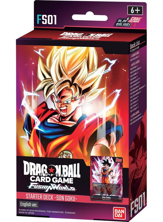 Bandai Dragon Ball Super TCG: Fusion World Starter Deck: Son Goku