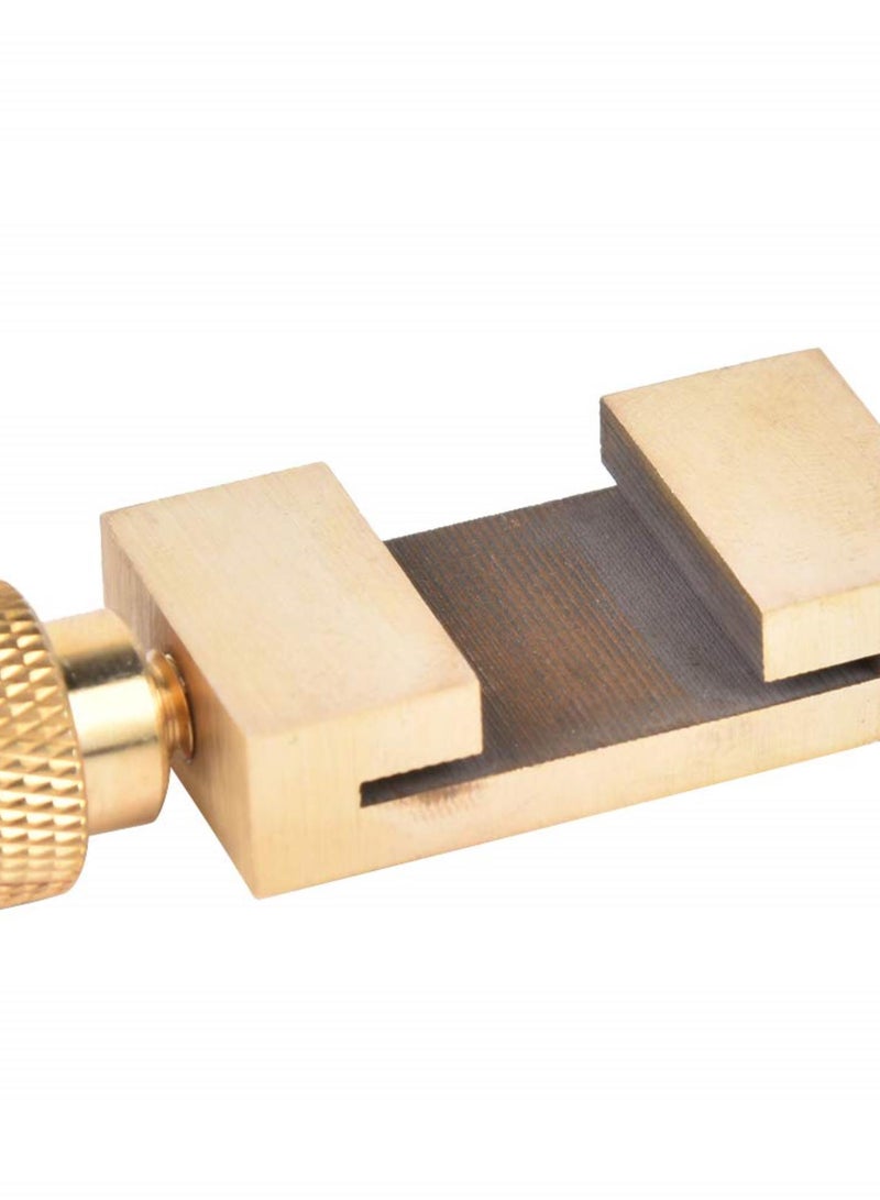 GGOOT Brass Ruler Locating Block Woodworking Measuring Hand Tool Hardware  - Image 2