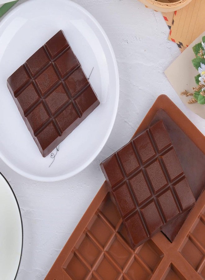 MoldBerry 6 Cavities Chocolate Bar Hot Cadbury Dairy Milk Moulds Engery Bar Silicone Molds for Chocolate Candy Bars Cake Decorating Jelly Chocolate Waffle (Square-1ps) - Image 5