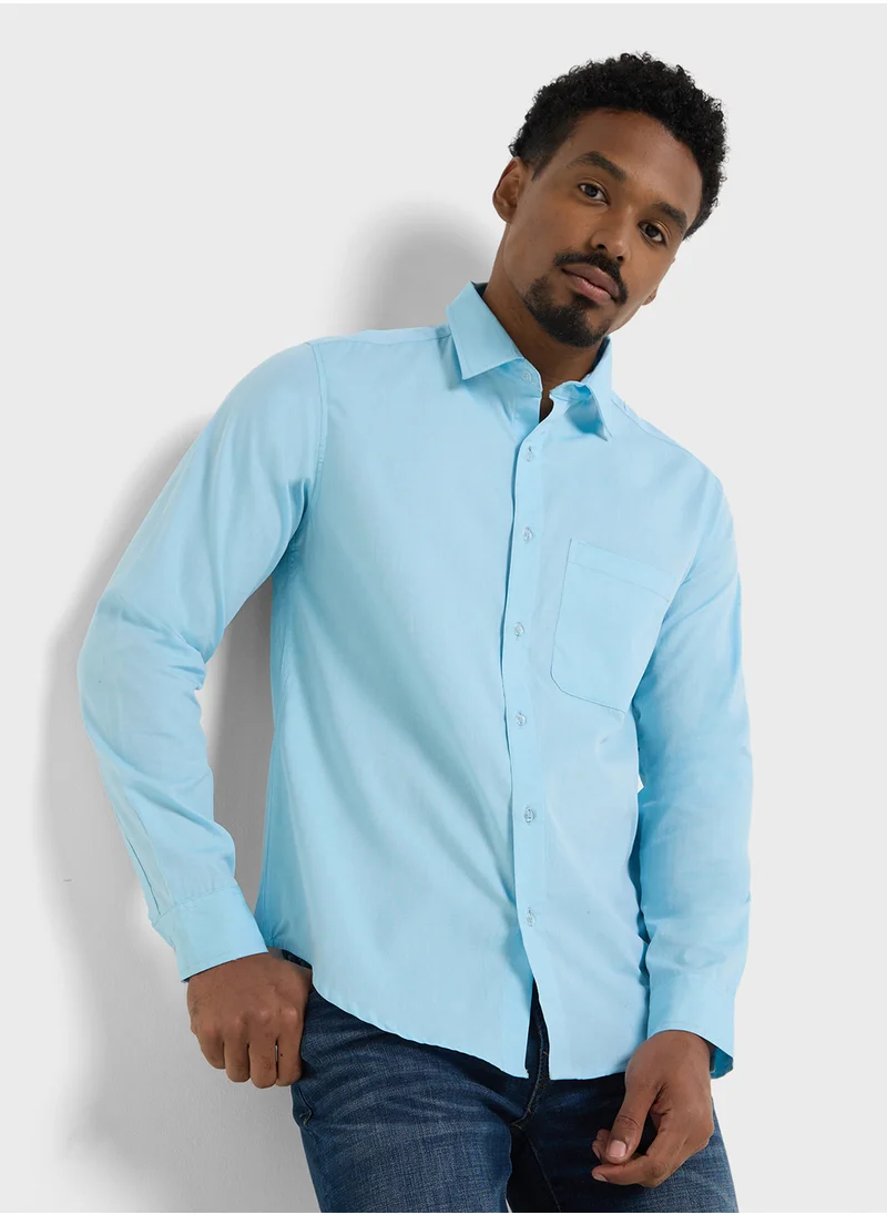 روبرت وود Causal Full Sleeve Shirt