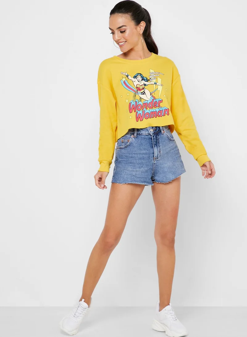 FOREVER 21 Wonder Woman Sweatshirt