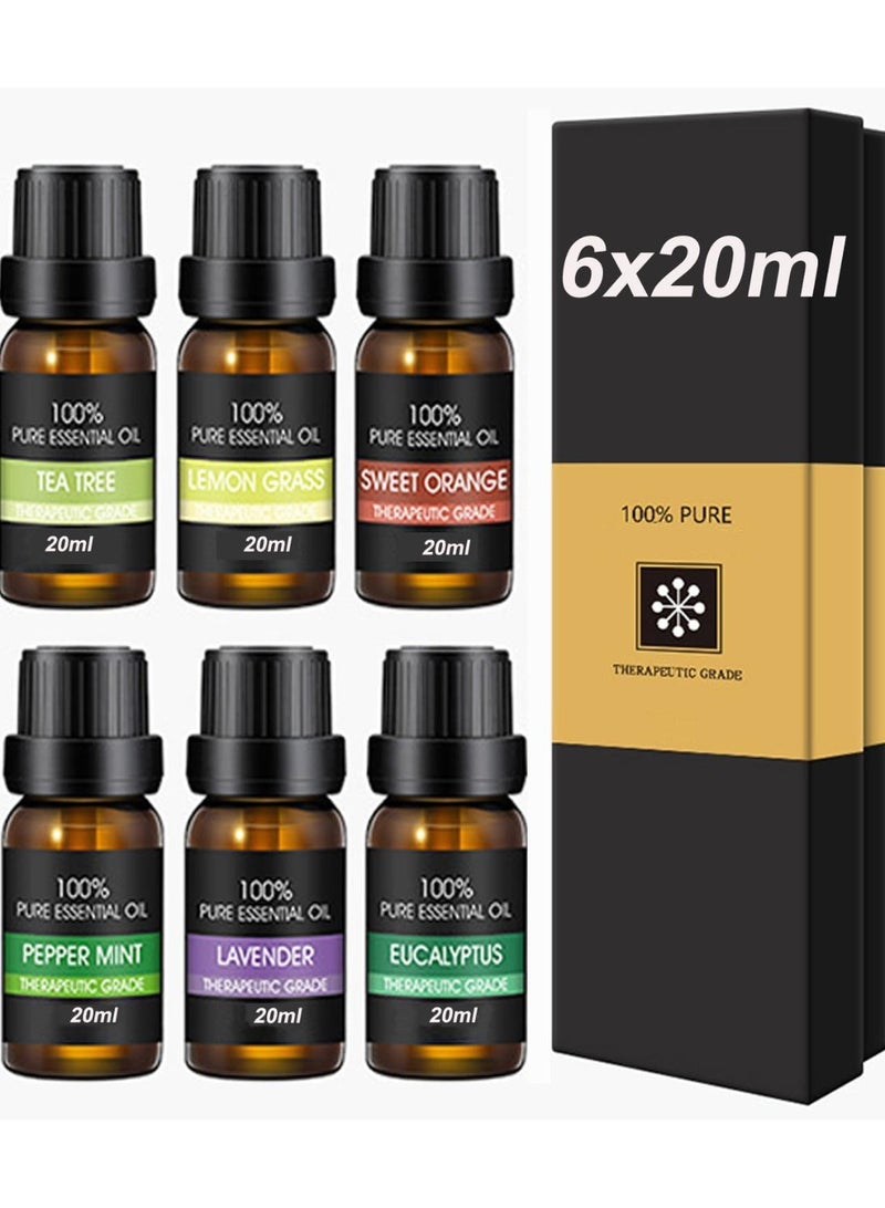 SYXUMLKLS Pure Essentioal Oil Sets Clear (6*20ml) - Image 1