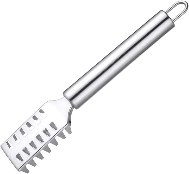 Mishti Enterprise MISHTI Fish Scale Remover Scraper Stainless Steel Fish Cutting Tools Sawtooth Easily Remove Fish ScalesCleaning Brush Scraper Kitchen Tool  - Image 1