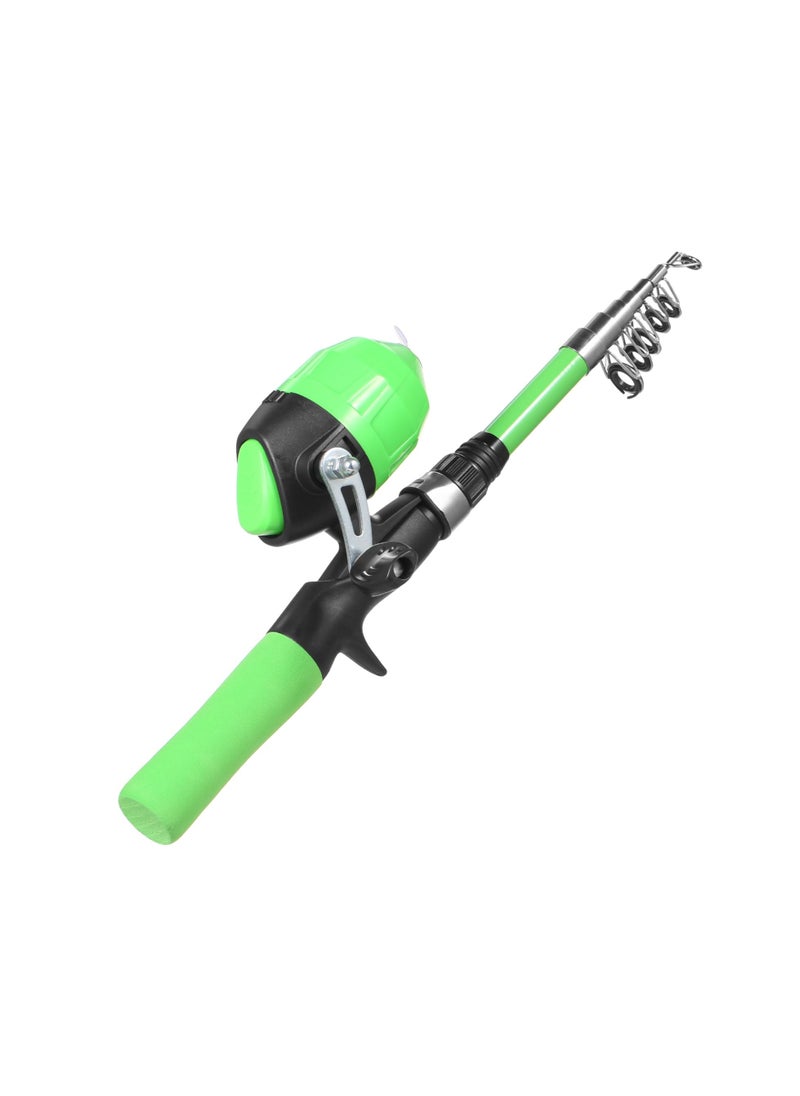 LEO Portable Telescopic Fishing Rod and Reel Combo for Kids Children Fishing Starter Kit Spincast Fishing Reel Fishing Pole Fishing Lures Jig Hooks Barrel Swivels Tackles  - Image 2