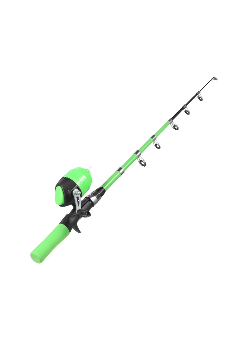 LEO Portable Telescopic Fishing Rod and Reel Combo for Kids Children Fishing Starter Kit Spincast Fishing Reel Fishing Pole Fishing Lures Jig Hooks Barrel Swivels Tackles  - Image 3
