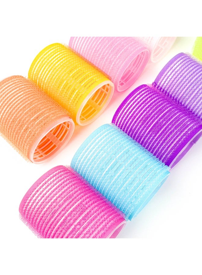 بكرات تجعيد الشعر ذاتية اللصق كبيرة جدًا - 4 قطع - Image 5