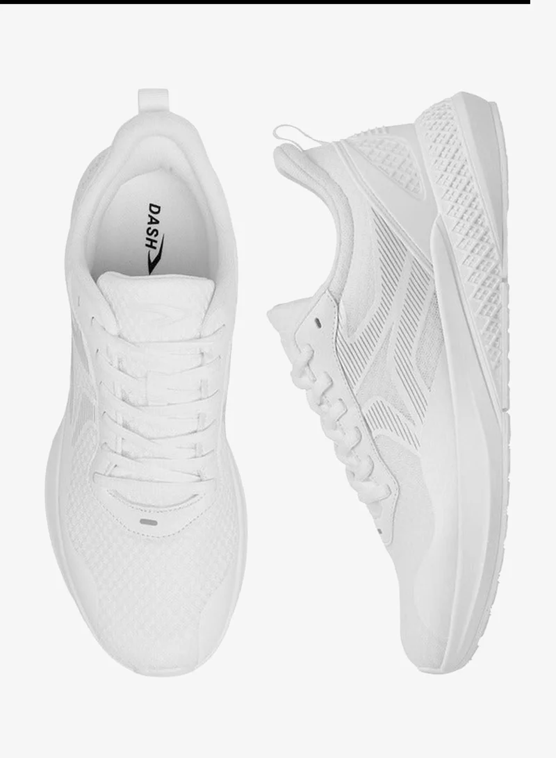 Dash Men Panelled Shoes with Lace-Up Closure