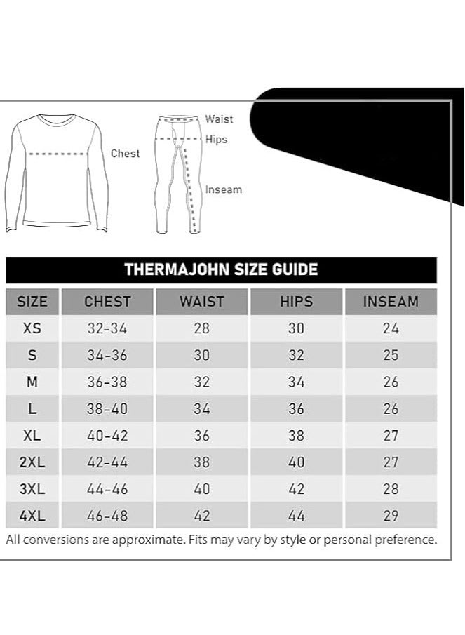 Ultra Soft Thermal Underwear for Men Long Johns Set with Fleece Lined - Image 4