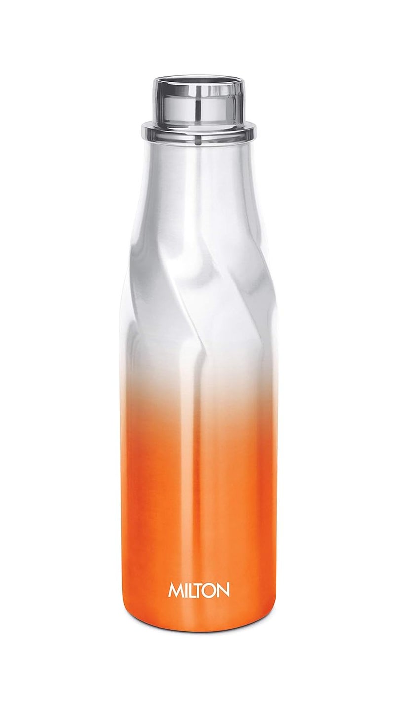 Milton Milton Spiral 600 Thermosteel 24 Hours Hot or Cold Water Bottle, 590 ml, (Orange) - Image 4