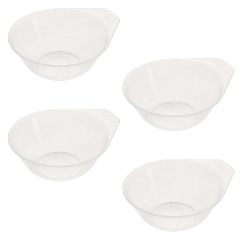 4 Pack Mini Plastic Bowls Set Portable for Camping Travel Food Serving Soup Rice - Image 2
