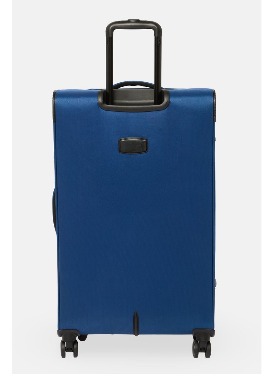 CERRUTI 1881 - 28 Inch Large Durable Trolley Bag , Blue - Image 1