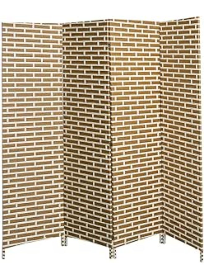 فكسر فاصل غرف قابل للطي والتحريك مصنوع يدويًا من فيكسير [200 × 180 سم] - فاصل ممتد للمكتب، غرفة النوم، غرفة المعيشة، جدار الفندق - Image 3