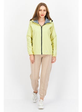 Trespass Women Brand Logo Windproof Jacket, Yellow  - Image 4
