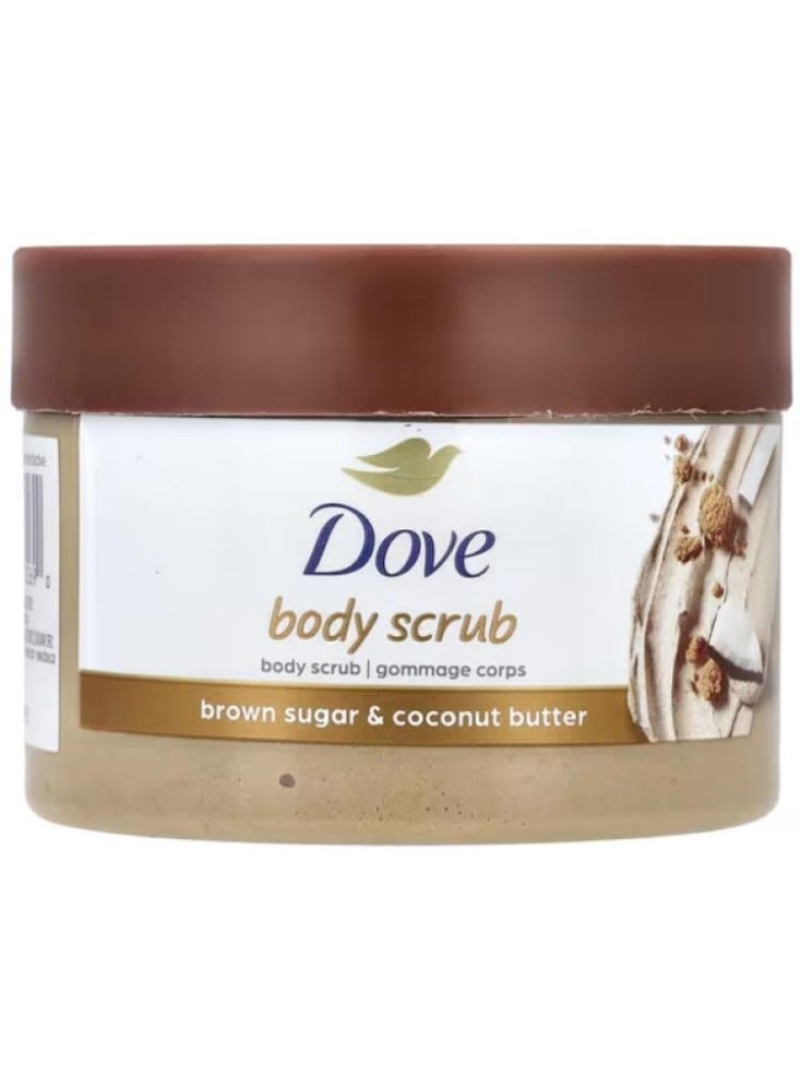 Dove Brown Sugar & Coconut Butter Body Scrub, 298g