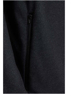 trendyol Anthracite Zippered Hooded Sweatshirt/Cardigan TMNAW21HI0211  - Image 4