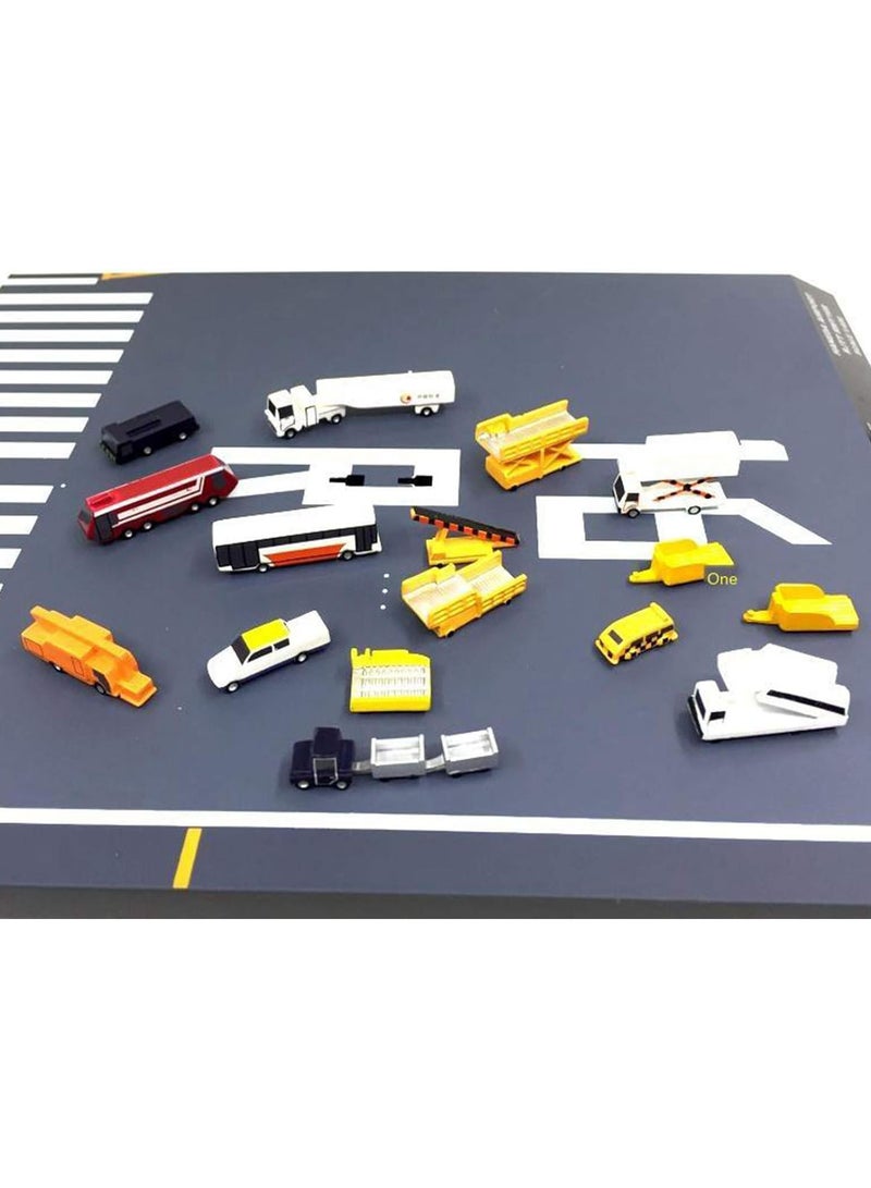 GGOOT 1/500 & 1/400 Model Airport Runway Sections Sheet Jets Ground Airport Service Support Vehicles Accessories - Image 4