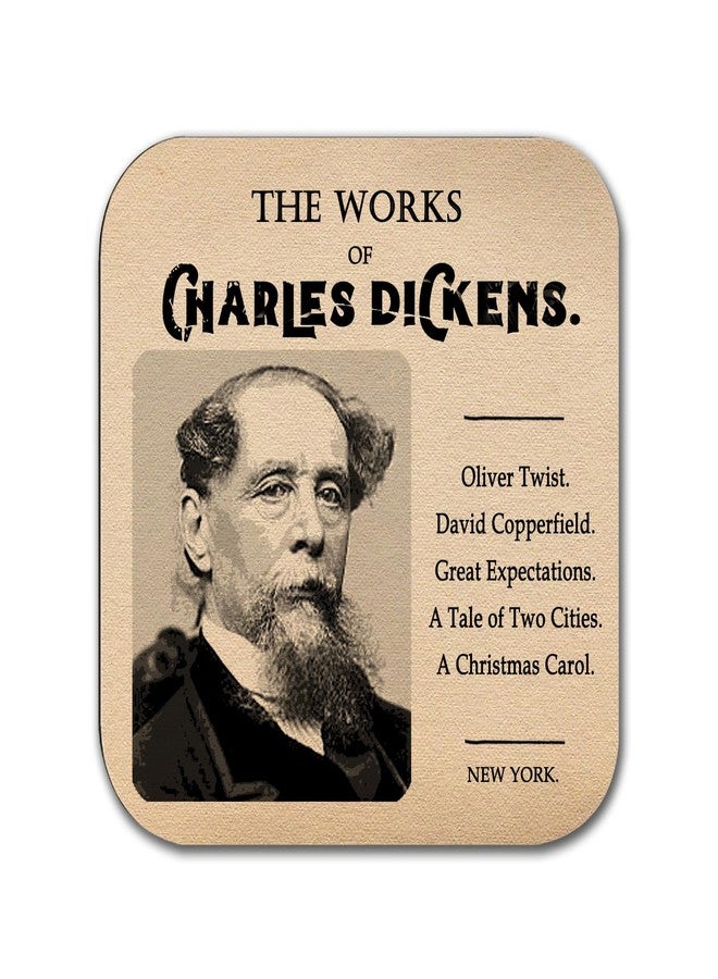 Universal Zone 6 Coasters with Novels by Charles Dickens. Oliver Twist, David Copperfield, A Tale of Two Cities, Great Expectations, A Christmas Carol. - Image 2