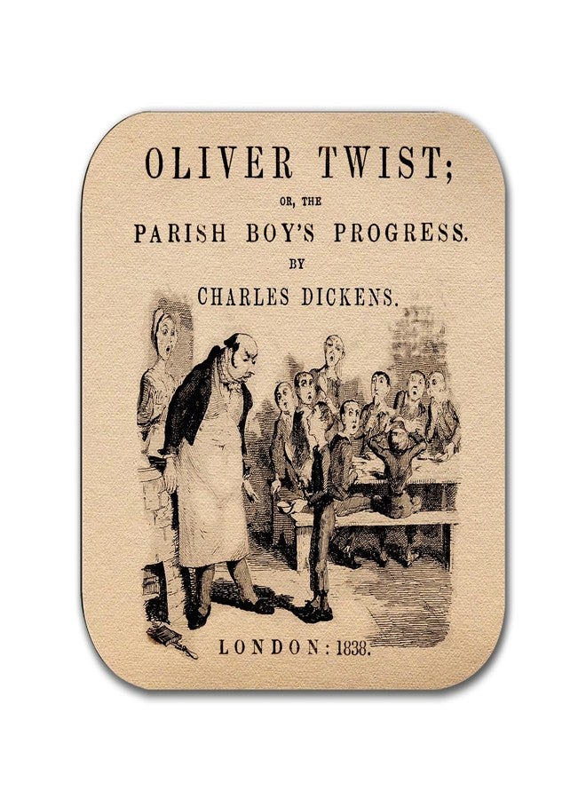 Universal Zone 6 Coasters with Novels by Charles Dickens. Oliver Twist, David Copperfield, A Tale of Two Cities, Great Expectations, A Christmas Carol. - Image 5