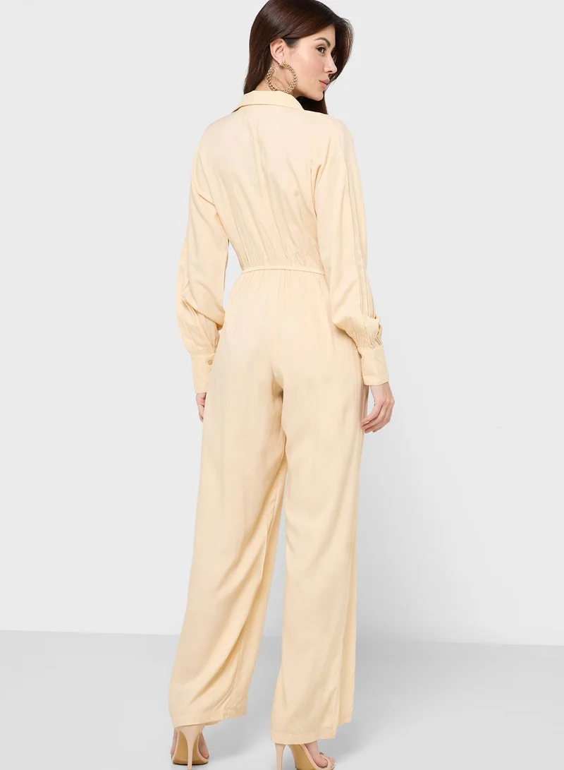 boohoo Wide Leg Jumpsuit
