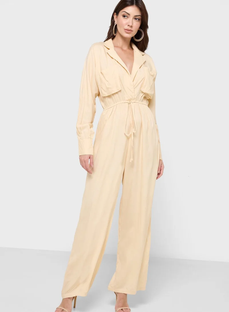 boohoo Wide Leg Jumpsuit