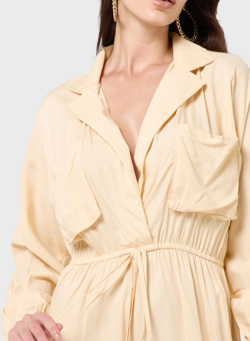 boohoo Wide Leg Jumpsuit