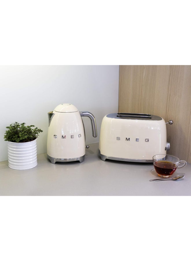 smeg 2-Slice Retro Toaster 2 Slices 1035.0 W TSF01CRAU/UK cream - Image 4
