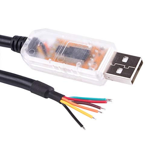 Suamdoen USB to RS485 Level Serial UART Converter Cable FT232RL Chipset 6 Way Wire End Stripped Cable USB-RS485-WE-1800-BT - Image 1