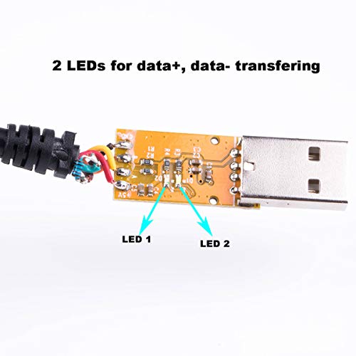 Suamdoen USB to RS485 Level Serial UART Converter Cable FT232RL Chipset 6 Way Wire End Stripped Cable USB-RS485-WE-1800-BT - Image 2