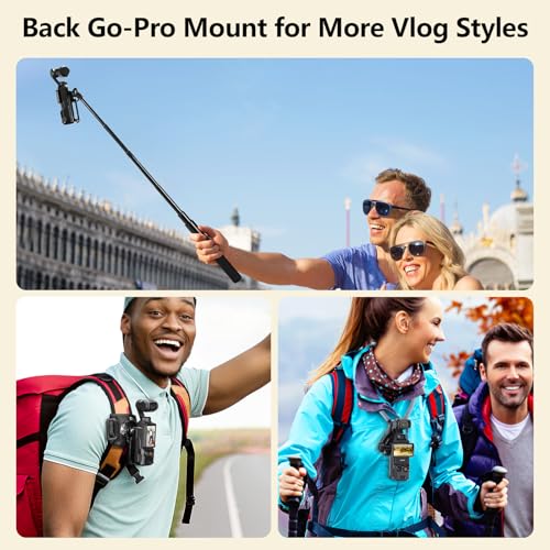AMAZEAR Magnetic Mount Stand Compatible with DJI Osmo Pocket 3, Upgraded Pocket3 Accessories Adapter Clamp Magnet Suction Case Holder on Desktop, Vertical Surface, 180° Adjustable Handle, Black - Image 5