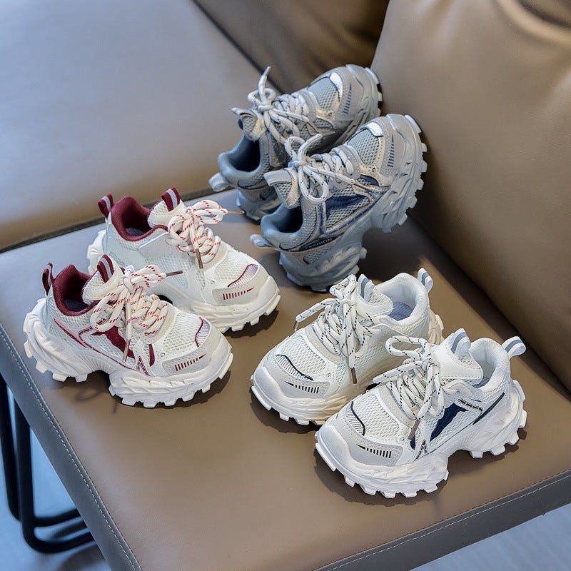 Mesh Sneakers Lightweight Flexible Sole Walking Shoes For Kids Indoor And Outdoor Activities - Image 3