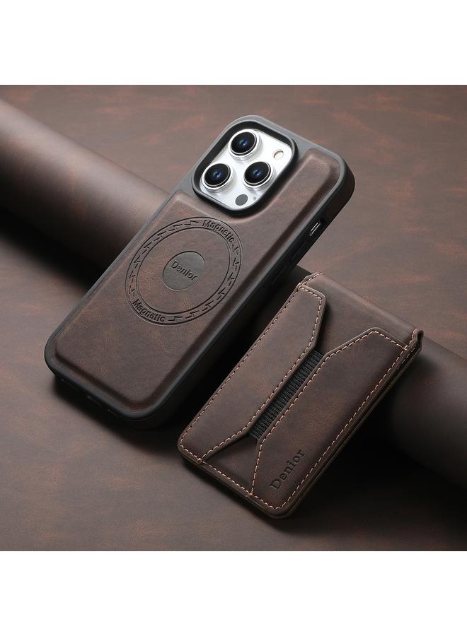 دينيور جراب لهاتف iPhone 14 / 13 D17 Skin Feel MagSafe جراب هاتف قابل للفصل بفتحة بطاقة - Image 2