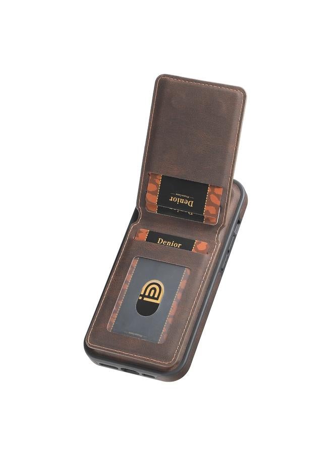 دينيور جراب لهاتف iPhone 14 / 13 D17 Skin Feel MagSafe جراب هاتف قابل للفصل بفتحة بطاقة - Image 4