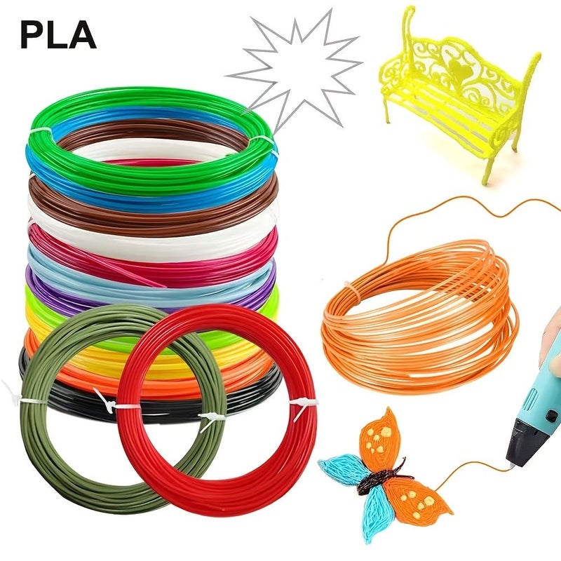 30 Colors 3D Pen PLA Filament 5M Per Color 1.75Mm Diameter 5952.76 Inch Total Length 3D Printing Filament Refill Suitable for 3D Pens Crafts and Professional Use - Image 4