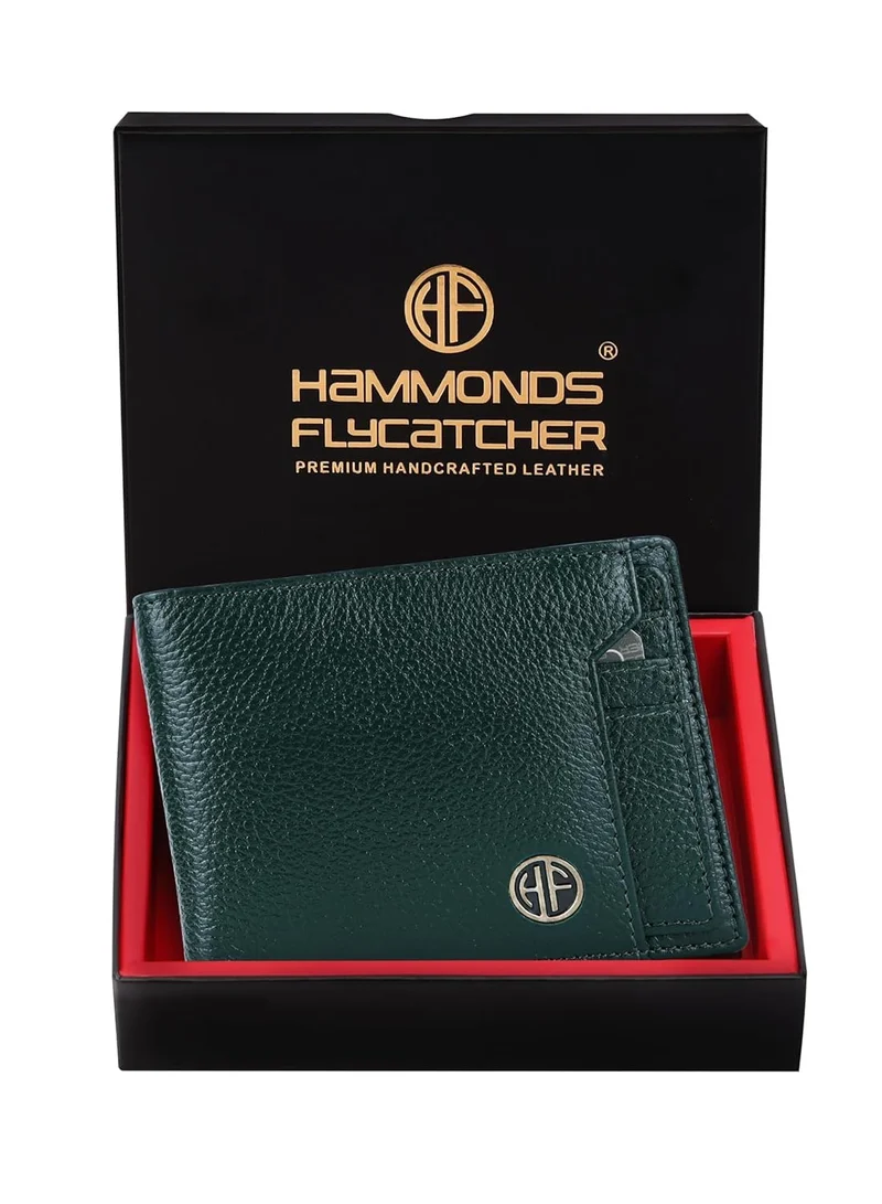 HAMMONDS FLYCATCHER Wallet for Men Leather Original, Mens Wallet, Leather Wallets for Men Stylish, Bi-Fold Wallets for Man, 6 Card Slots, Easy Access Card Slots, Coin Pocket, Gift for Mens
