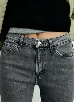 MANGO Claudia Slim-Fit Cropped Jeans  - Image 3