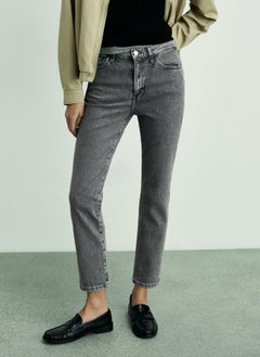 MANGO Claudia Slim-Fit Cropped Jeans  - Image 1